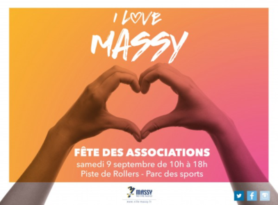 Affiche du forum des associations de Massy du 9 septembre 2017