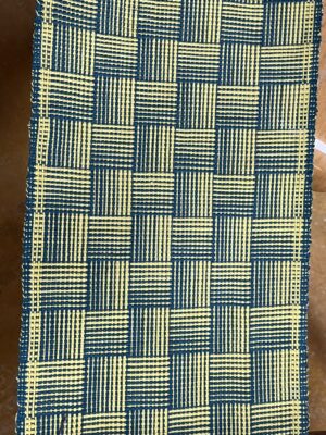 tissu à motifs vert et jaune