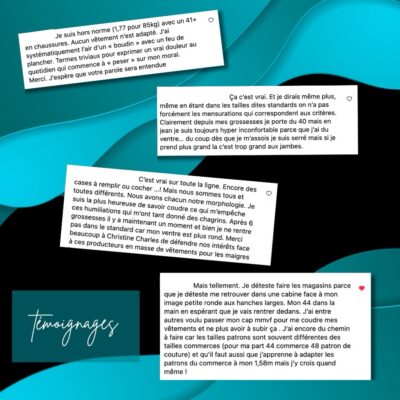 quatre témoignages de femmes rondes