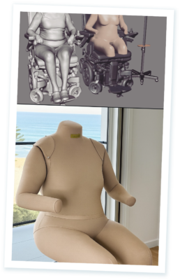Mannequin Mimiquins sur-mesure situation de handicap Mannequin Mimiquins sur-mesure situation de handicap