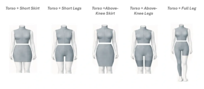 Différents modèles de mannequin sur-mesure Mimiquins Différents modèles de mannequin sur-mesure Mimiquins